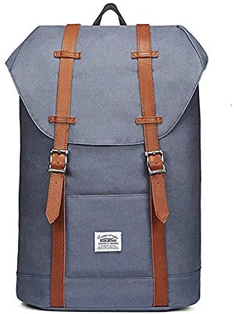 KAUKKO Laptop Outdoor Backpack, Travel Hiking& Camping Rucksack Pack, Casual Large College School Daypack, Shoulder Book Bags Back Fits 15" Laptop & Tablets