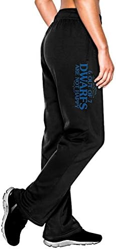 Wohio 6 Out Of 7 Dwarfs Are Not Happy Men's Workout Pants L Black