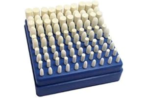 OUDTINZ Oudtinx 100pcs Multifunctional Wool Felt Mandrel Mounted Grinding Polishing Accessories Attachment Set - Comepatible with Dremel-1/8 Inch Shank