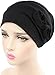 Ababalaya Women Stretch Flower Muslim headscarf Chemo Cancer Cap in 6 Colors