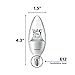 Philips LED Dimmable Soft White Light Bulb with Warm Glow Effect
