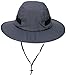Women's SPF 50+ UV Protection Wide Brim Safari Sun Hat, Grey