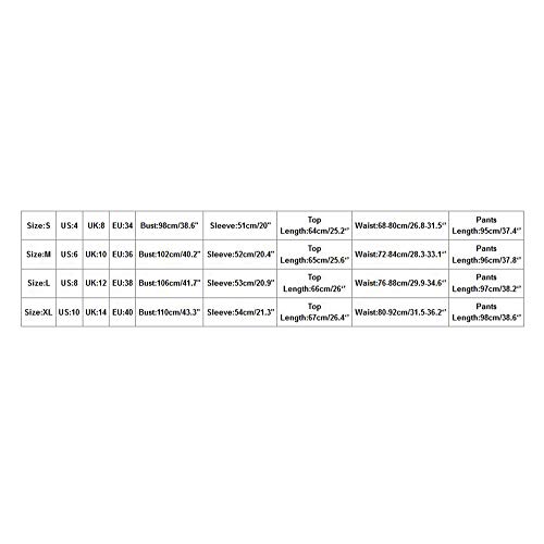 Dreamyth-Winter 2Pcs Women Solid Tracksuit Sweatshirt Regular Sleeve Long Pants Sport Lounge Wear Suit Sets (Black, S:Bust:98cm/38.6'') - Thumbnail 4