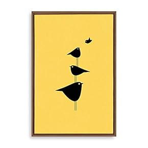 Framed Canvas Wall Art for Living Room, Bedroom Simple Style Theme Canvas Prints for Home Decoration Ready to Hang - 16x24 inches