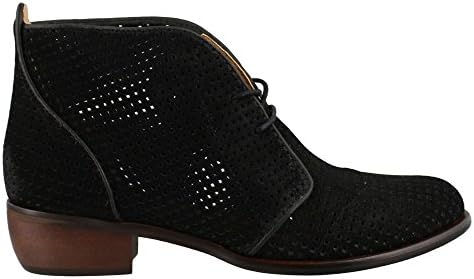 Latigo Women's, Isaac Low Heel Leather Ankle Boots Black Perf 7 M