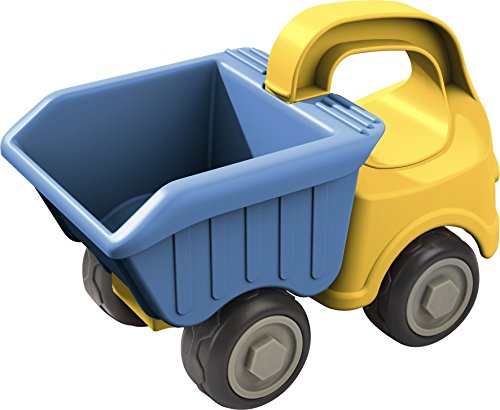 Haba Sand Play Dump Truck for Transporting and Unloading Dirt or Sand at the Beach or in the Backyard - 18 Months and Up