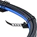JacobsParts V3 Reusable Adhesive Cable Straps with Optional Screw Mount, Heavy Duty, 25 Pack (Black)