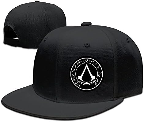 Tomsib Assassin's Creed Seal Adjustable Snapback Baseball Hat Cap For Unisex Black