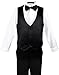 Black N Bianco Boy's Modern Tuxedo Dresswear Set