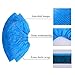 Disposable Boot Shoe Covers, Waterproof Slip Resistant Shoe Booties, Durable Eco-friendly CPE Shoe Protector, Thick Shoe Cover by IDOMIK for Museum Workplace Indoor Carpet Floor Usage 100 Pack