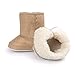 LIVEBOX Baby Boy Girl Boots Newborn Prewalker Toddler Shoes Premium Soft Anti-Slip Sole Warm Winter Boots for Infant (S: 0~6 Months,Khaki2)