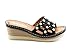 CALICO KIKI Women's Slip-on Wedge Memory Form Cushioned Insole Padded Sandals