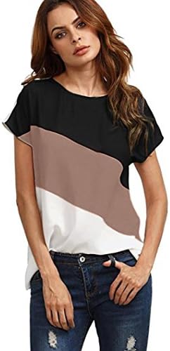 TAORE Long sleeve Womens Casual Shirt Tops Ladies V Neck Zipper Loose T-Shirt Blouse Tee Top