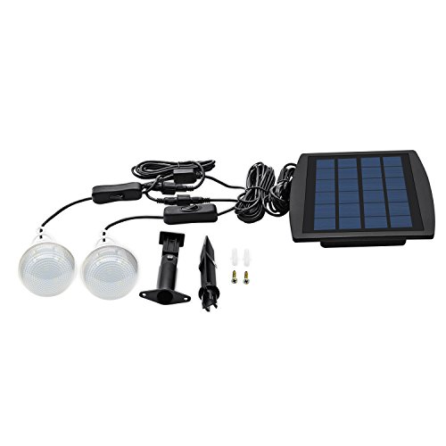 FEIFEIER Solar Power LED Bulb Lamp Solar Shed Light / Solar Barn Light