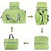 Evecase Duffle Bag, Lightweight Packable Travel Luggage Duffle Bag for Sports, Gym, Vacation - Green