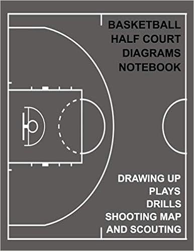 Basketball Half Court Diagrams for Drawing Up Plays, Drills, Shooting Map and Scouting: BLANK BASKETBALL HALF COURT | 102 pages, 8.5x11 inches | Gift ...