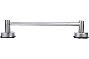 DOITOOL Suction Cup Bathroom Towel Bar 11.3-22.17 Inch Telescopic Stainless Steel Wall Mounted Towel Holder