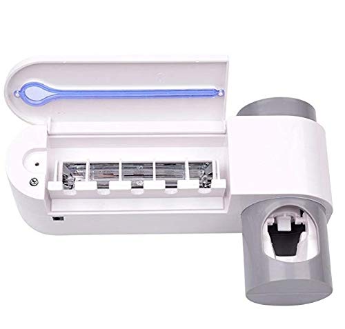 image for SEAGO Toothpaste Squeezer and Holder Set Toothpaste Dispenser UV Ultra