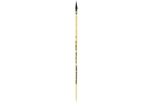 da Vinci Watercolor Series 418 Petit Gris Pur Paint Brush, Wash/Mop Pure Russian Blue Squirrel, Size 3/0