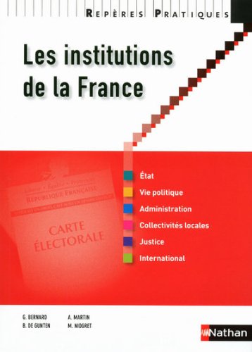Les  institutions de la France