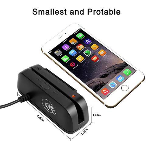 3 in 1 Combo SZTW150 Magnetic Card Reader + EMV Chip/RFID NFC Reader Writer Only for APDU Command Professional Person - Thumbnail 2