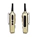 Walkie Talkie Mini Size LSENG T-M5 UHF400-480MHz Colorful Professional Analog Radio(Pair+Gold)
