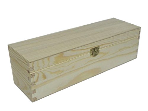 Wooden Wine Storage Chest Box - Wines Accessories Decoupage Craft Unpainted Raw