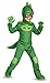 Disguise Gekko Costume, Official PJ Masks Glow Costume Jumpsuit and Mask, Toddler Size (7-8)