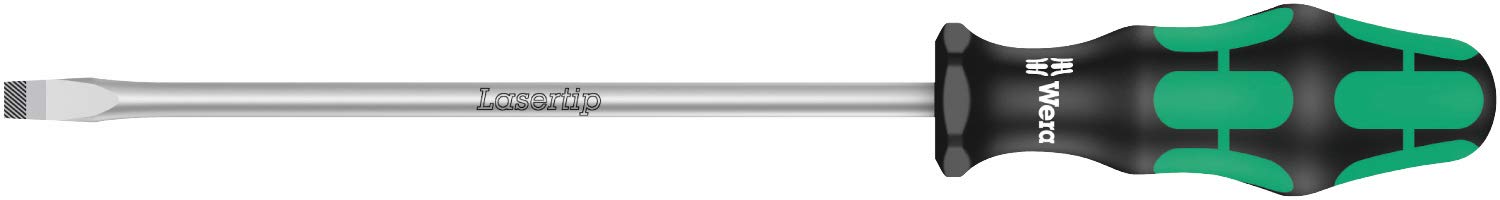 Wera 05110011001 334-1.2 x 8 x 175 mm Screwdriver for Slotted Screws - Silver