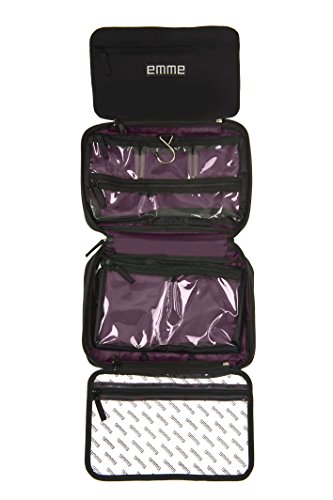 EMME Original - Hanging Compartmentalized Cosmetic and Toiletry Bag for Organized Travel (Best Interior Design Blogs 2019)