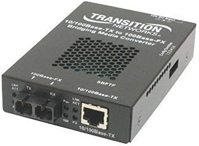 Transition Stand-Alone 10/100 Bridging - Media converter - RJ-45 / SC multi-mode - up to 1.2 miles - 1300 nm - SBFTF1013-105-NA