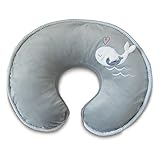 Boppy Nursing Pillow and Positioner, Luxe Chevron Whales/Gray