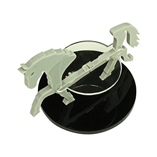 Warhorse, Character Mount Marker, Grey, 50mm Circle Base (1)