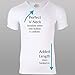 Ejis Men's Undershirts, 3 Pack: Anti Odor V Neck T Shirts, Micro Modal, White