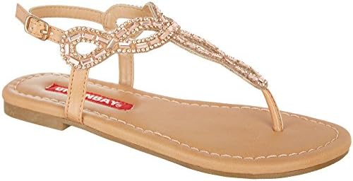 Unionbay Girls Swirl-G Sandals 3 Tan