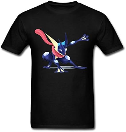 Banosin Men's Black Super Smash Bros Greninja Funny T-Shirt