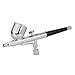 Oxygen Infusion Facial Spray Gun, Double Action Gravity Trigger Air and Paint Water for Nail painting Inkjet Tattoo Skin Moisturizing Clean Pores (0.2mm Caliber)