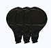 36 Inch Latex Balloon Black Premium Helium Quality 3 per pack