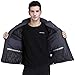 CAMEL CROWN Men's Mountain Snow Waterproof Ski Jacket Detachable Hood Windproof Fleece Parka Rain Jacket Winter Coat
