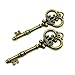 Extra Large Mixed Vintage Skeleton Keys 3 Styles,each 5pcs (15pcs)