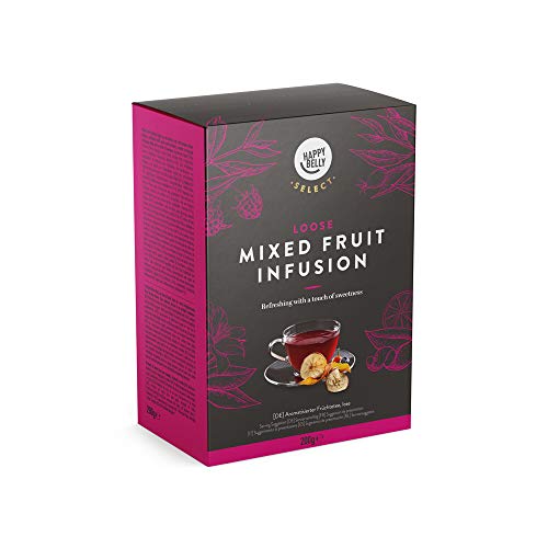Amazon-Marke: Happy Belly Select Früchtetee, Früchtemischung, lose Blätter, 2 x 200 g – Bild 4