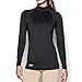 Under Armour Women's ColdGear Infrared Tactical Mock, Black /Black, Medium