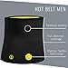 HOT SHAPERS Hot Belt for Men – Abs Stimulator Workout Sweat Band (Black, 2XL)