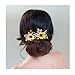 Jakawin Bride Wedding Sunflower Hair Pins Bridal Hair Accessories Hair Piece for Women and Girls 2 PCS HP050