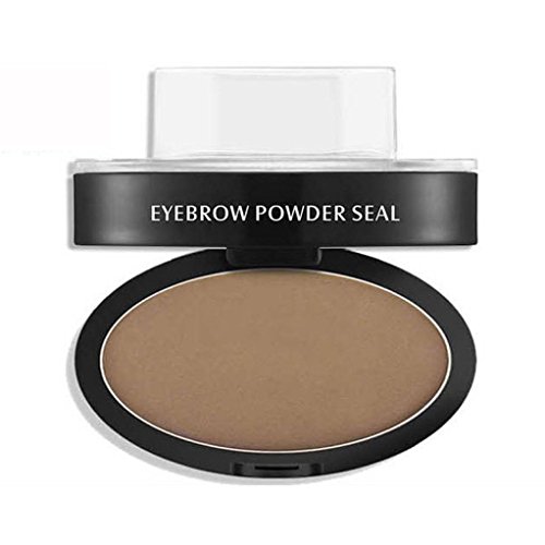 Brow Stamp Eyebrow Powder, Bolayu Delicated Natural Perfect Enhancer Straight United (Brown)