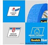 ScotchBlue Multi-Surface Painters Masking Tape 24mm x 41m 4 Rolls Indoor Outdoor view 15
