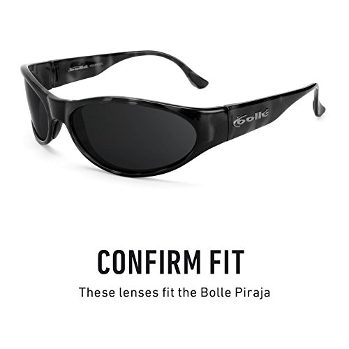 Revant Replacement Lenses for Bolle Piraja Polarized Midnight Sun MirrorShield