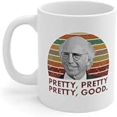 Dxcvbrds Coffee Mug - Pretty Good Larry Eh David Curb White Ceramic Tea Cup 11oz