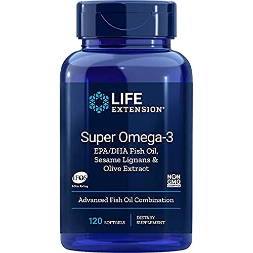 ایگرد | قیمت و خرید Life Extension Super Omega-3 EPA/DHA with Sesame  Lignans \u0026 Olive Extract, 120 Softgels