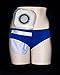 OstomyPockets Beige-Snap on Pocket Snaps onto Your OWN Lightweight Underwear. Supports ostomy Bag and Protects Skin; Also Great for Sleeping; Soft Wicking Fabric 6”x 6” Approx. Underwear NOT Included